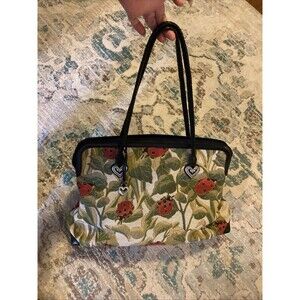 Brighton Collection Alyssa Ladybug Tapestry Handbag